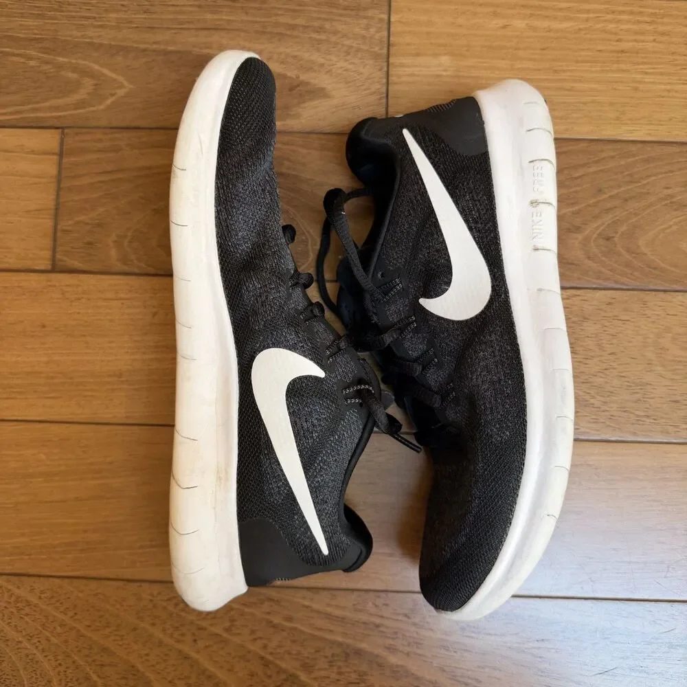 Nike Womens Running Shoes Sneakers Black Size 7